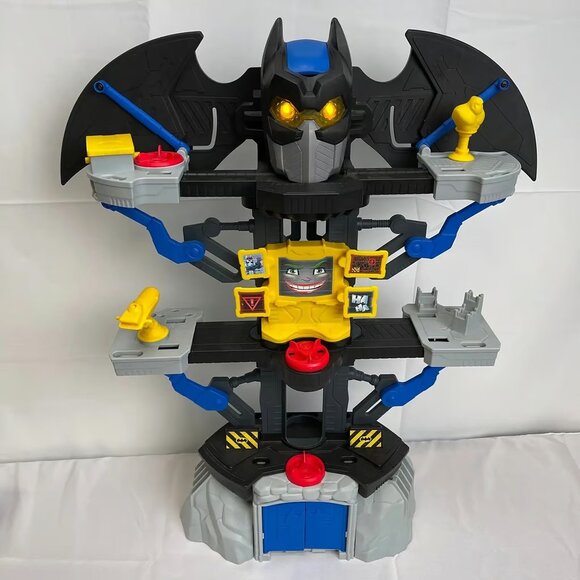 Imaginext Batman Joker Batcave Tower Fisher Price DC Bat Cave Playset 2014 - Picture 2 of 16